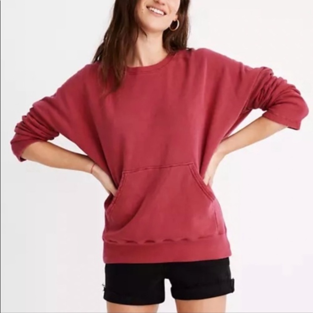 Madewell Sweatshirt Rivet & Thread | red Size XS